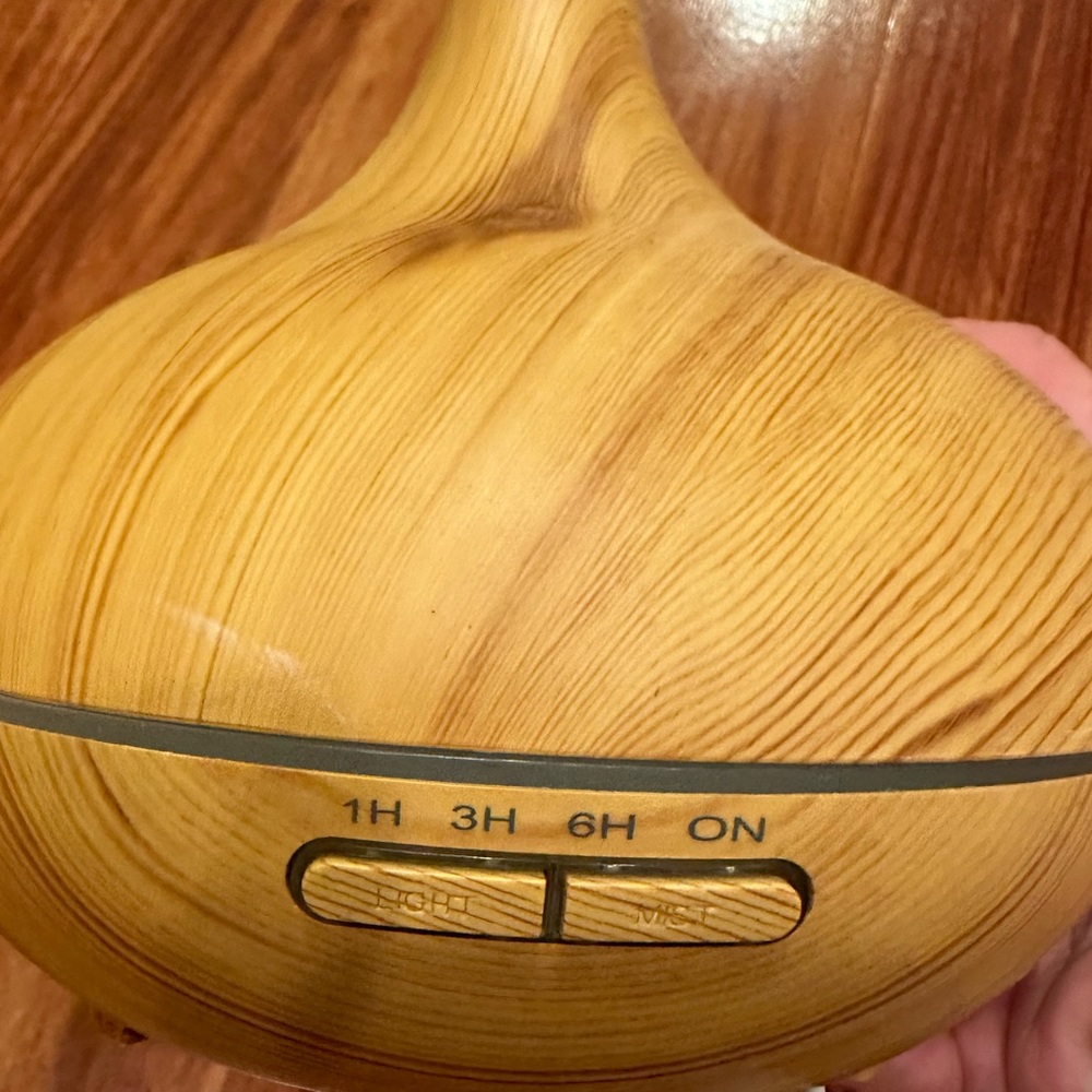 Cool Mist Oil Diffuser Wood grain with cord